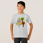 T-shirt Candy Corn maman Halloween (Devant entier)