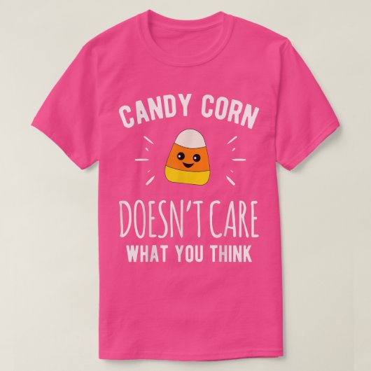 T-shirt Candy Corn Soins de ne pas Halloween Effrayant vac (Design devant)
