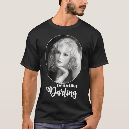 T-shirt Candy Darling Beautiful LGBT Icon Pride T (Devant)