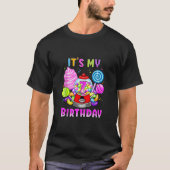 T-shirt Candy Gumball Machine C'est My 7 th Birthday Girl (Devant)