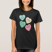 T-shirt Candy Heart Anti Valentines Day (Devant)