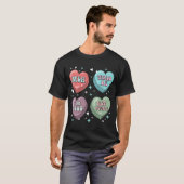 T-shirt Candy Heart Galentines Singles Anti Valentine's D (Devant entier)
