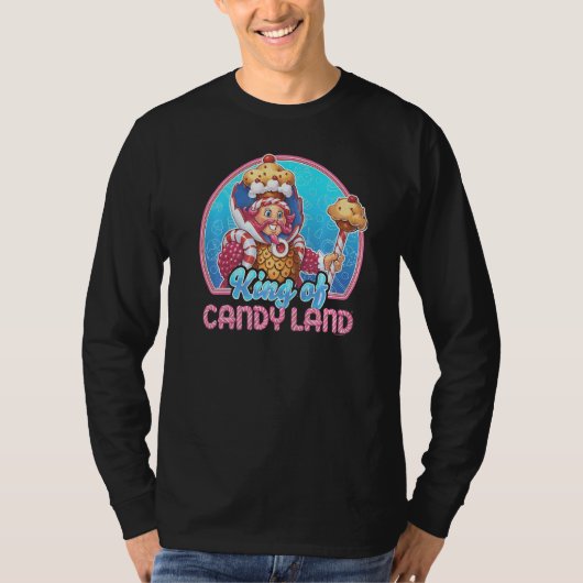 T-shirt Candy Land Roi de Candy Land Portrait (Devant)