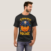 T-shirt Candy Lice Halloween Party Costume Security Funny  (Devant entier)