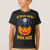 T-shirt Candy Lice Halloween Party Trick Or Treat Security (Devant)
