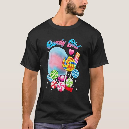 T-shirt Candy mignonne fille sucré Lolly bonbon Traite 1 (Devant)