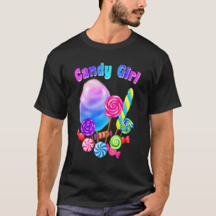 T-shirt Candy mignonne Girl Sweet Lolly Candy Treat