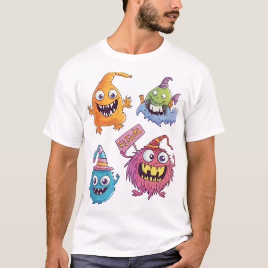T-shirt  Candy Monster Parade (Devant)