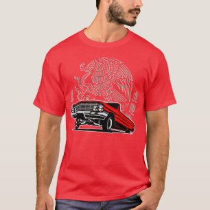 T-shirt Candy Pomme Rouge Lowrider 64 OG Meican Eagle Chol