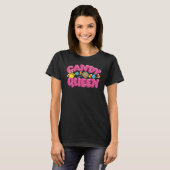 T-shirt Candy Queen For Lollipop Sweet Tooth (Devant entier)