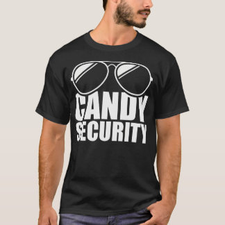 T-shirt Candy Sécurité Amusante Costume d'Halloween facile