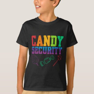 T-shirt Candy Sécurité Candyland Halloween Costume Enfants