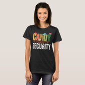 T-shirt Candy Security Drôle Halloween Candy Lover (Devant entier)
