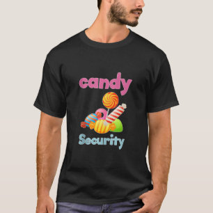 T-shirt Candy Security Funny Halloween Lollipop Candy Tank