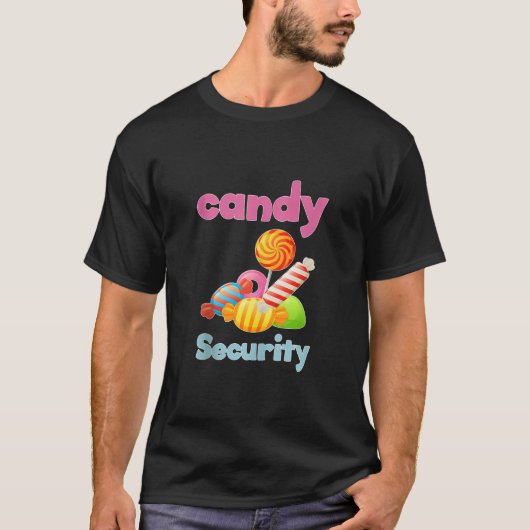 T-shirt Candy Security Funny Halloween Lollipop Candy Tank (Devant)