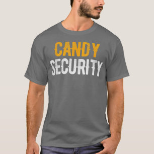 T-shirt Candy Security Funny Halloween Parents Costume 336