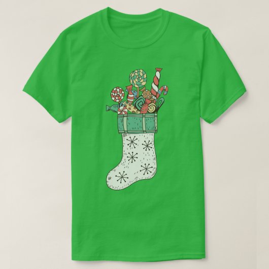 T-shirt Candy Stocking (Design devant)
