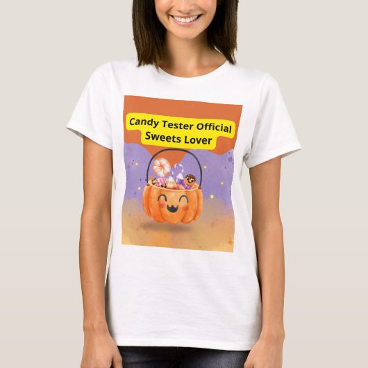 T-shirt Candy Tester Official Sweets Lover (Devant)