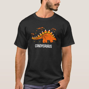 T-shirt Candysaurus Halloween Dinosaur Bonbons Citrouilles