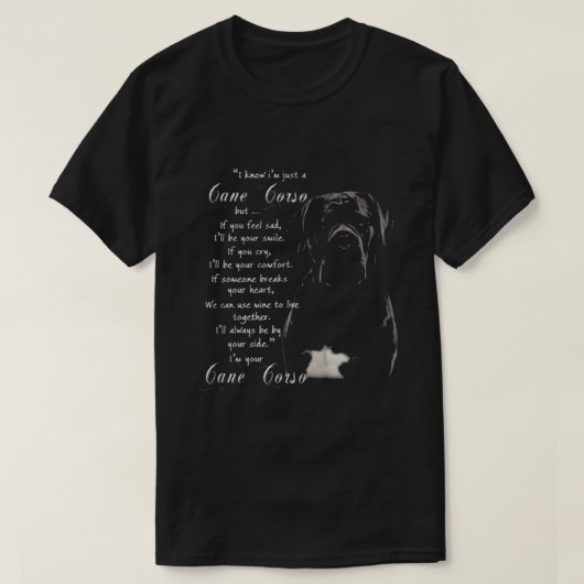 T-shirt Cane Corso (Design devant)