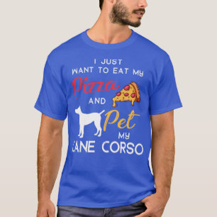 T-shirt Cane Corso Chien Pizza Lover Propriétaire Noël Bir