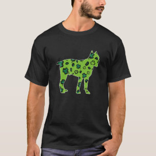 T-shirt Cane Corso Chien St. Patrick's Day Leopard vert Sh