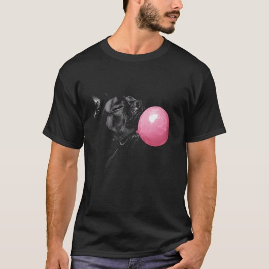 T-shirt Cane Corso Dog Bubble Gum Pink (Devant)