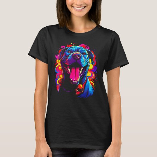 T-shirt Cane Corso Dog Happy 1 (Devant)