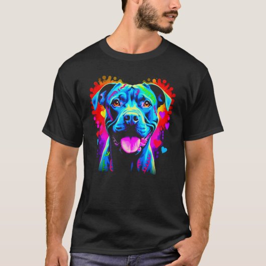 T-shirt Cane Corso Dog  Heart (Devant)