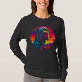 T-shirt Cane Corso Dog Sunset (Devant)