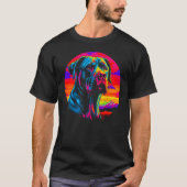 T-shirt Cane Corso Dog Sunset (Devant)