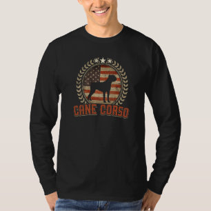 T-shirt Cane Corso drapeau américain Chien patriotique amé