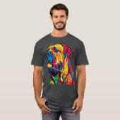 T-shirt Cane Corso Italien Mastiff Chien Head (Devant entier)