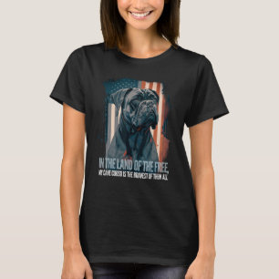 T-shirt Cane Corso Italien Mastiff Chien Patriotique USA A