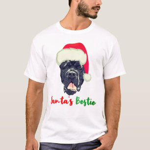 T-shirt Cane Corso Noël Meilleure Copine de Santa Famille