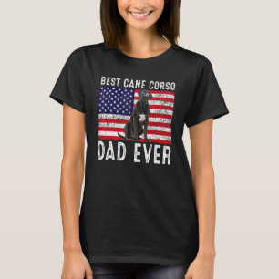 T-shirt Cane Corso Papa Usa American Flag Canso Corso Dog