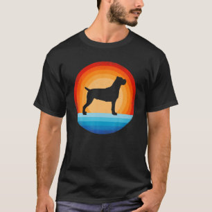 T-shirt Cane Corso Retro Vintage 60S Les années 70 Sunset