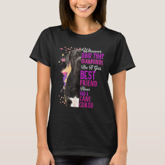 T-shirt Cane Corso sont la meilleure amie d'une fille Mama