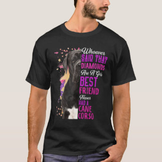 T-shirt Cane Corso sont la meilleure amie d'une fille Mama
