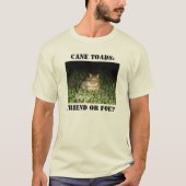 T-shirt CANE TOADS : ami ou ennemi ? (Devant)