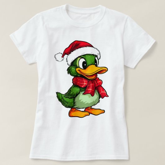 T-shirt Caneton de Noël (Design devant)