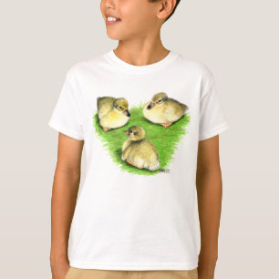 T-shirt Canetons de canard colvert enneigés