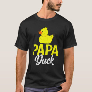 T-shirt Canetons Mignons Papa Canard Fête des Pères