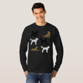 T-shirt caniche (Devant entier)