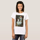 T-shirt Caniche (11S) - Ophélie assise (Devant entier)