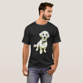 T-shirt Caniche adorable (Devant entier)