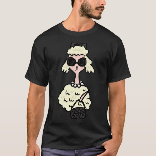 T-shirt Caniche français (Devant)