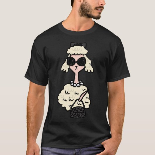 T-shirt Caniche français (Devant)
