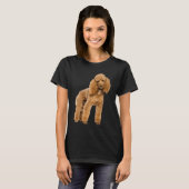 T-shirt Caniche mignon (Devant entier)