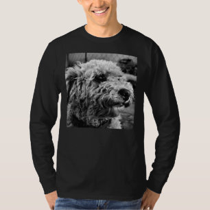 T-shirt Caniche Noir Et Blanc